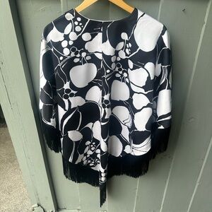 Vintage-y shawl bought at Palm Desert thrift store.